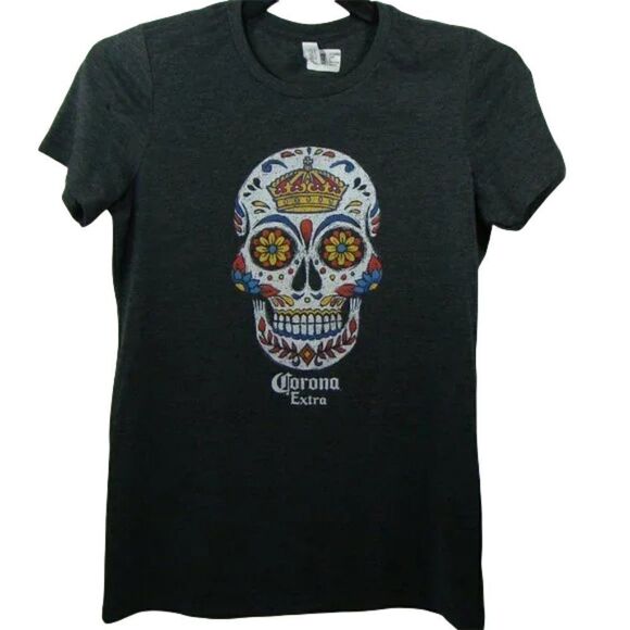 Corona Extra Short Sleeve Graphic Tee Size Medium NWOT - Picture 1 of 5